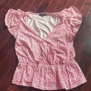 Womens 1. STATE Nordstrom floral blouse